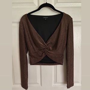 Dynamite Twist Front Crop Top